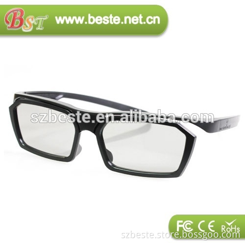 passive 3d glasses plastic polarized 3d movie glasses